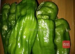 自创虎皮尖椒（爆椒）的做法图解2