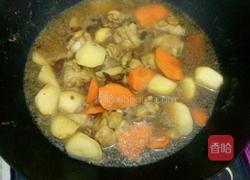 鸡腿炖土豆红萝卜的做法图解4