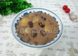 红豆红枣红薯小米粥