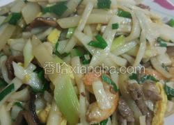大蒜炒年糕