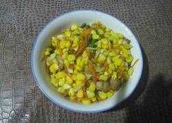 辣椒胡萝卜丝玉米粒