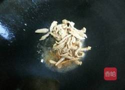 茶树菇炒肉条的做法图解4