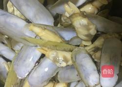 爆炒蛏子的做法图解3