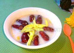 红枣麦片菊花粥