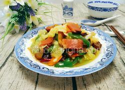 腊肉炒包菜