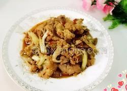 回锅肉炒花菜