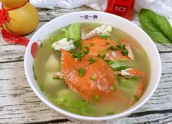 梭子蟹白菜汤