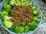 牛肉末西兰花
