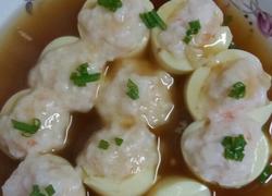 清蒸玉子虾球