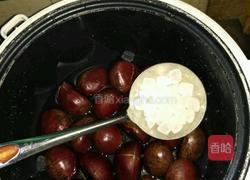 电饭煲冰糖炒板栗的做法图解3