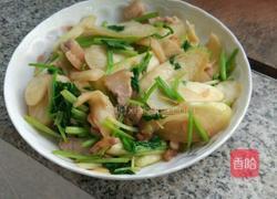 茭白炒肉的做法图解9