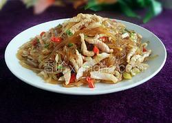 泡菜苕粉肉丝（酸辣版）