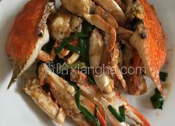 香葱姜炒蟹