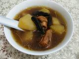 陈年萝卜干雪莲煲鸡腿的做法[图]