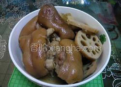 砂锅猪蹄莲藕