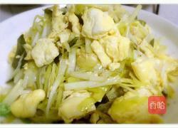 蒜黄炒蛋的做法图解7