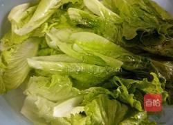 炒生菜的做法图解2