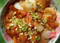 西红柿炒年糕的做法图解6