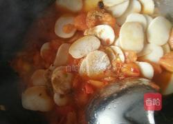 西红柿炒年糕的做法图解5