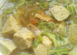 冻豆腐炖白菜粉