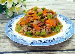 牛肉炒三蔬