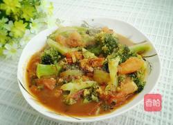 番茄炒西兰花的做法图解11