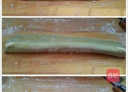 玫瑰花肉馒头（抹茶）的做法图解7