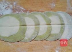 玫瑰花肉馒头（抹茶）的做法图解9