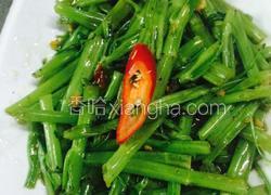 空心菜杆炒辣椒