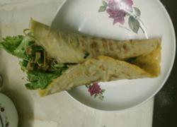 生菜豆皮蛋卷