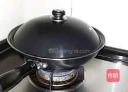 小青菜飘油汤挂面的做法图解2
