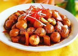 蒜香五花肉烧鹌鹑蛋（浓汁版）