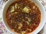 白菜肉末烧粉条