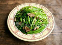 四季豆炒肉片