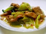 青笋炒肉片