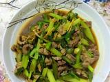 香芹炒腰花的做法[图]