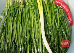韭菜炒干虾的做法图解2