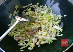包菜炒饼的做法图解8