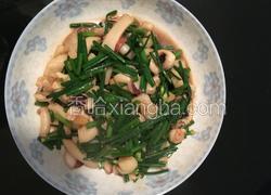 鱿鱼炒韭菜花