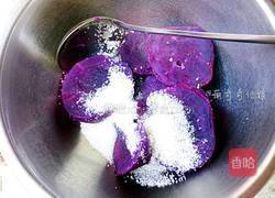 紫薯糯米小饼（烤箱版）的做法图解3