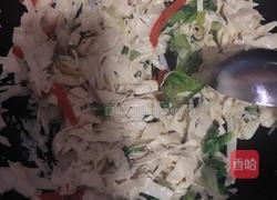 奶白菜炒豆皮的做法图解7