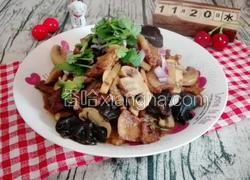 口蘑烧肉片