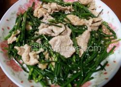 韭菜花炒肉片
