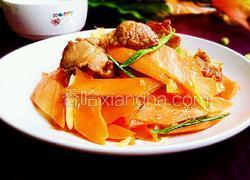 胡萝卜炒腊肉