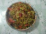 黄豆芽炒粉