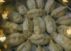 黄蒜苗（韭黄）肉馅饺子（家常蒸饺）