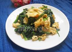 菠菜炒鸡蛋