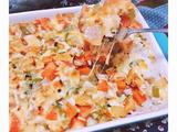 番茄黑椒鸡丁焗饭的做法[图]