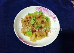 肉末爆炒辣萝卜条