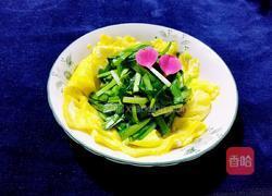 嫩韭菜炒鸡蛋的做法图解7